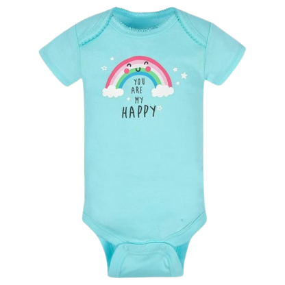 Pack of 8 Baby Girl Short Sleeve Onesies Bodysuits