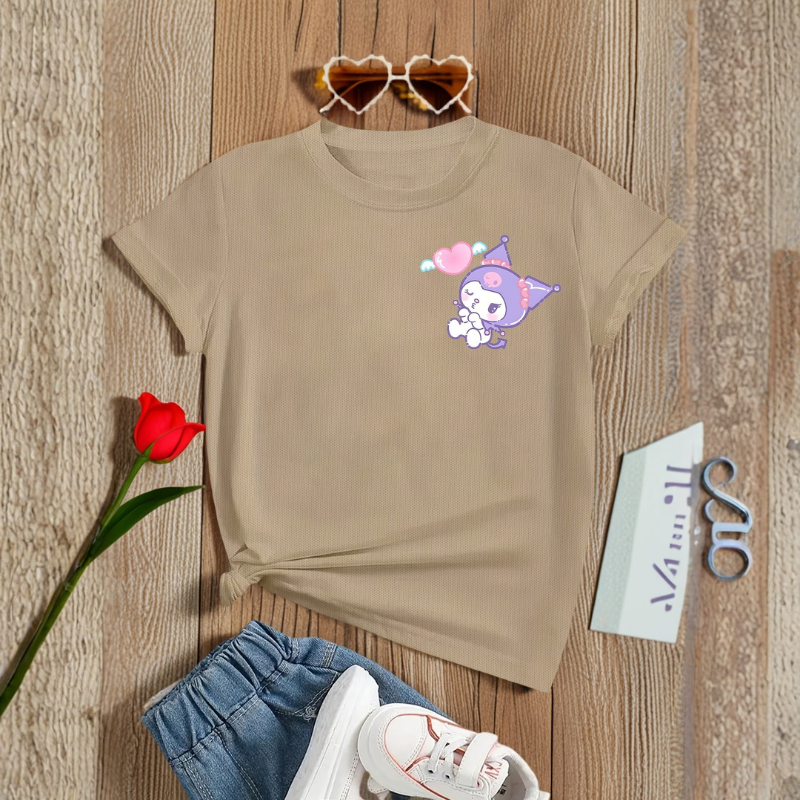 Kuromi Printed Short Sleeve T Shirt