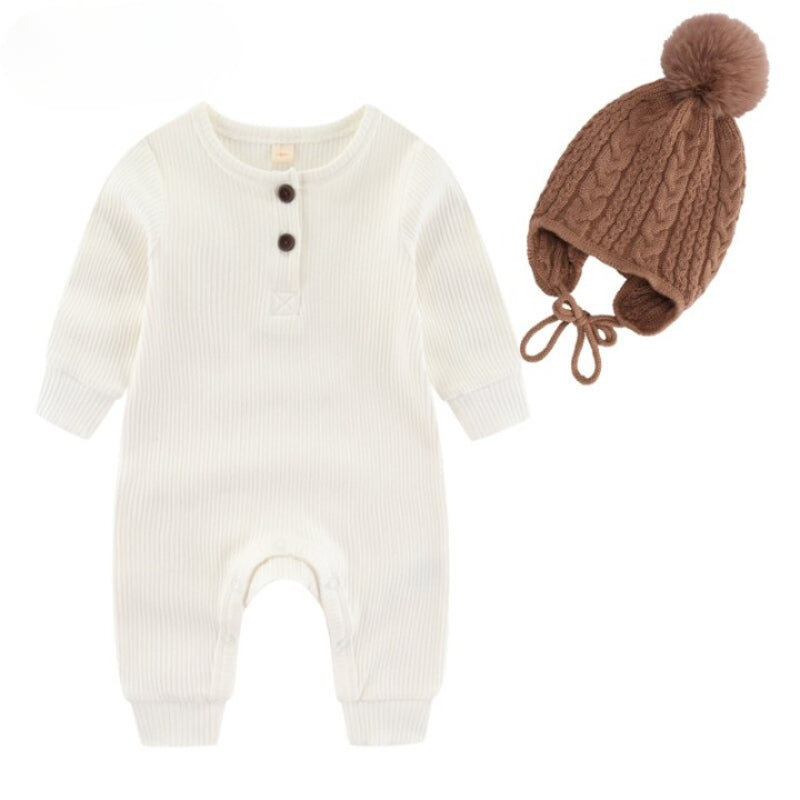Infant Boy Girl Jumpsuit Knitted Romper-Children Cloth Shop