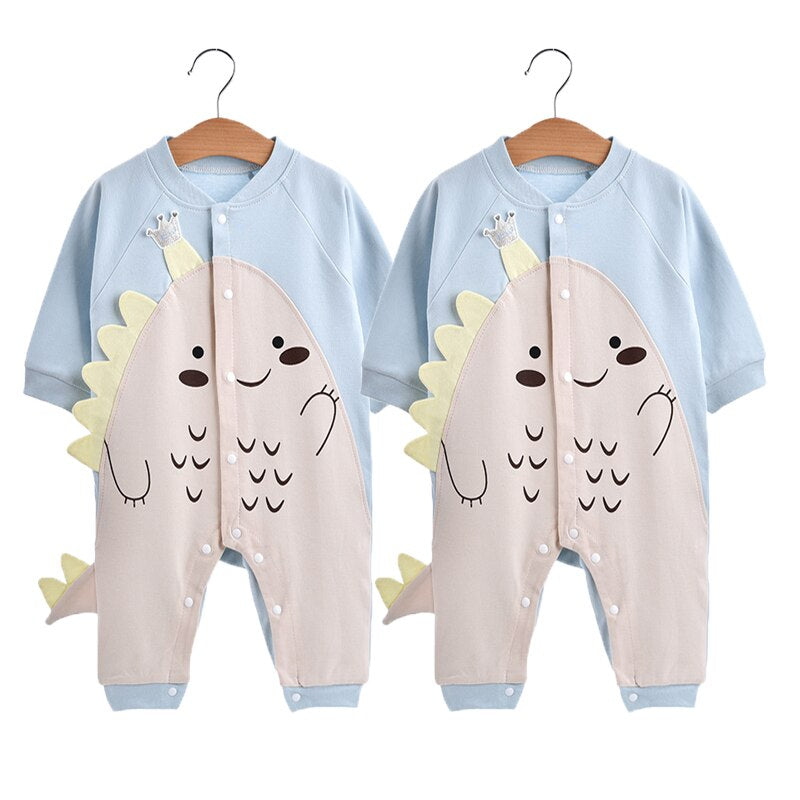 Cartoon Dinosaur Rompers For Baby Boys & Girls-Children Cloth Shop