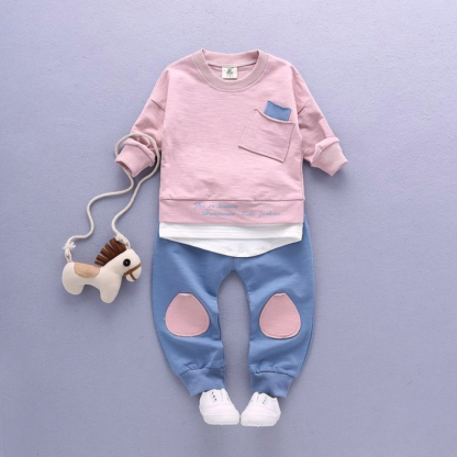 The Pastel Elephant Children's Suit-Children Cloth Shop