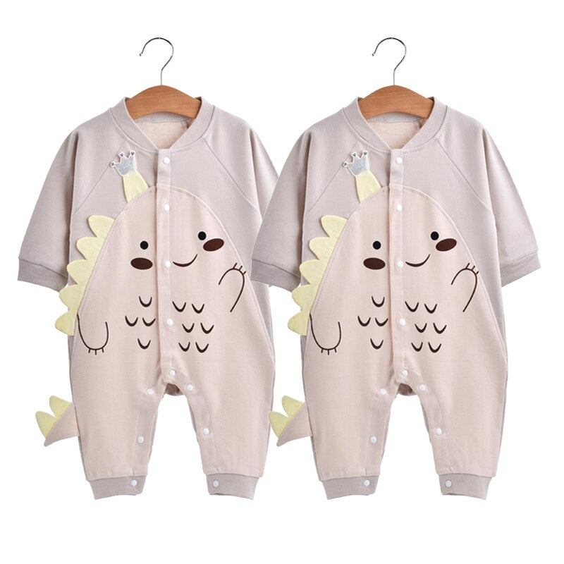 Cartoon Dinosaur Rompers For Baby Boys & Girls-Children Cloth Shop