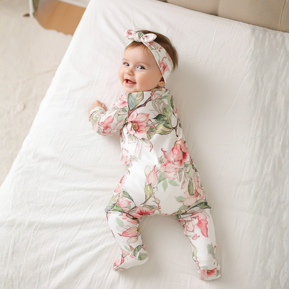 Casual One Piece Romper For Baby Girls