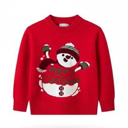 Festive Christmas Knit Sweater For Kids Collection