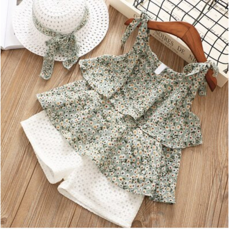 Fashion Girls T-shirt And Shorts-Children Cloth Shop