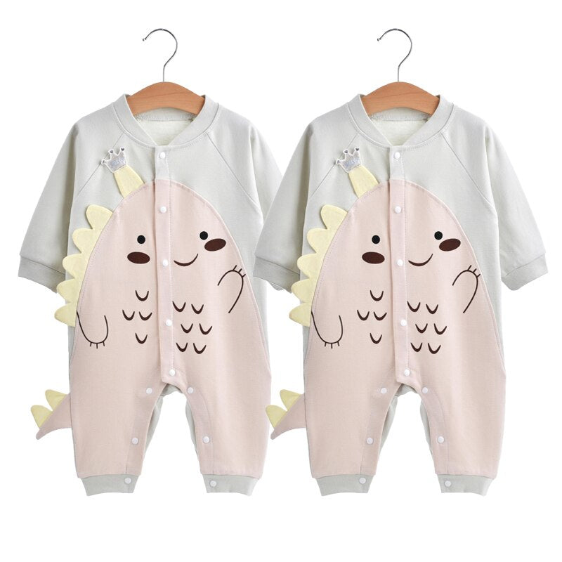Cartoon Dinosaur Rompers For Baby Boys & Girls-Children Cloth Shop