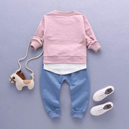 The Pastel Elephant Children's Suit-Children Cloth Shop