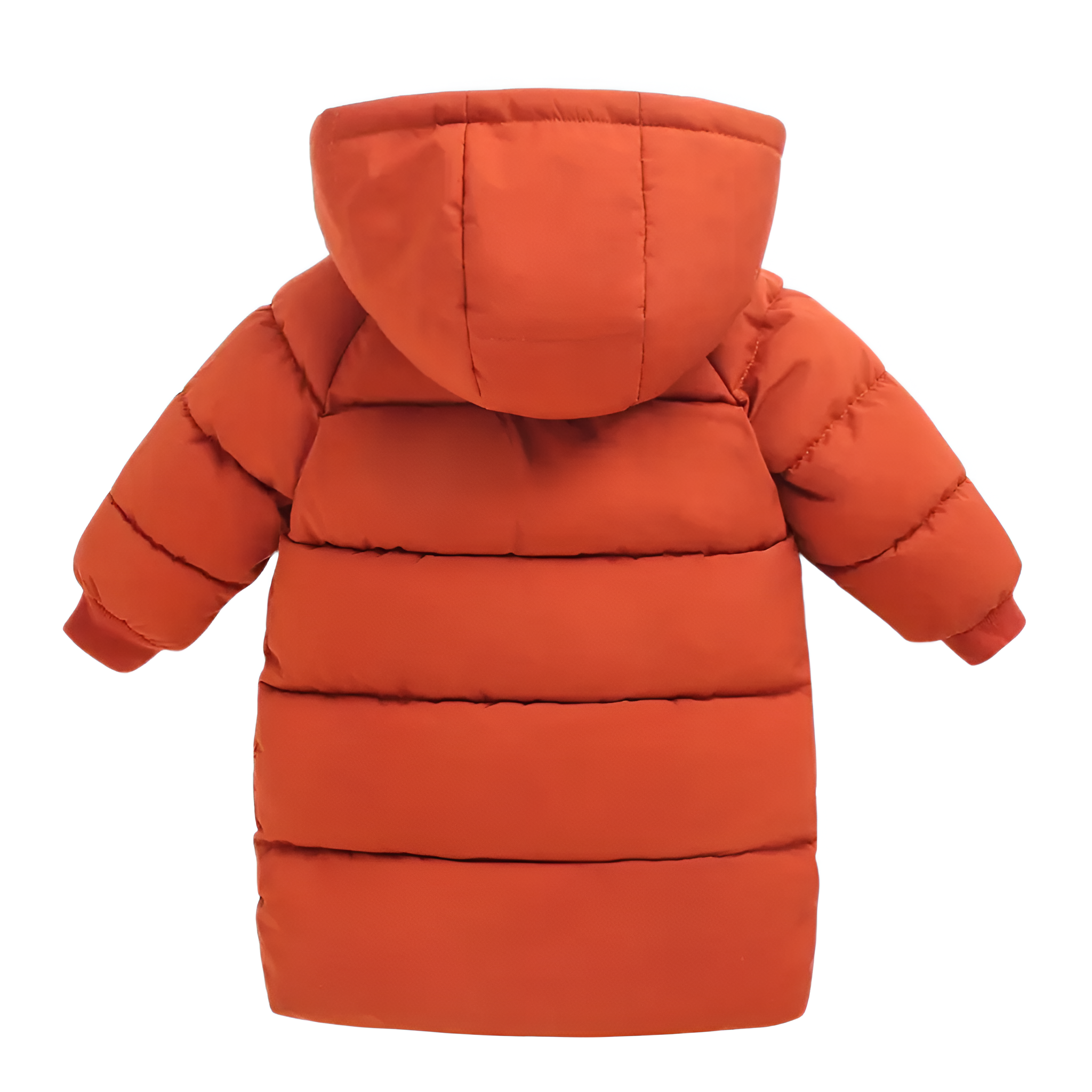 Kids Long Winter Hooded Puffer Coat Jacket