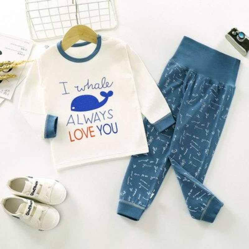 Home wear High Waist Pajama Set-Children Cloth Shop