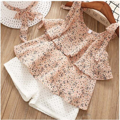 Fashion Girls T-shirt And Shorts-Children Cloth Shop