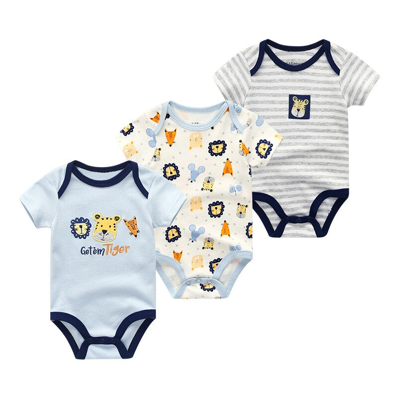 3Pcs Newborn Girl Clothes Bodysuits-Children Cloth Shop