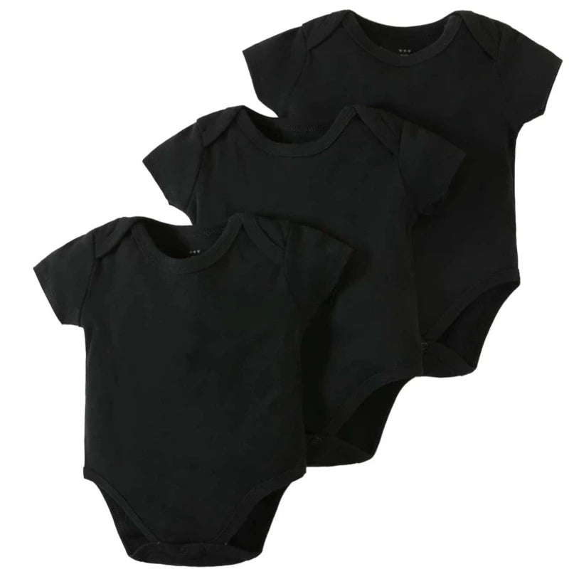 4Pcs Solid Color Long Sleeve Jumpsuit-Children Cloth Shop