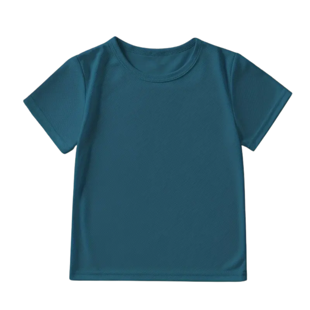 Lightweight Summer Tee with Round Neck