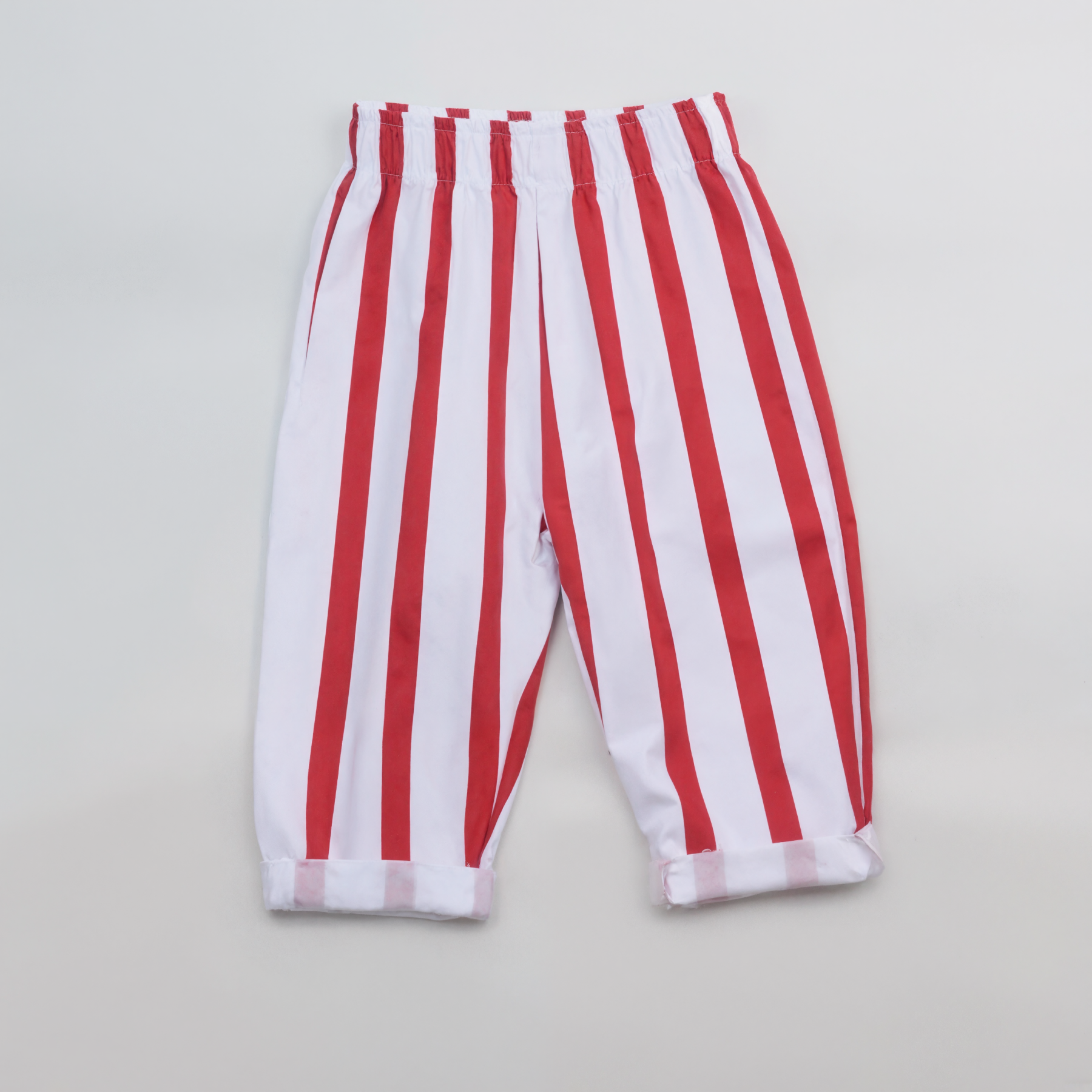 Red Hot Silly Peppers Baby Vertical Striped Outfit Set