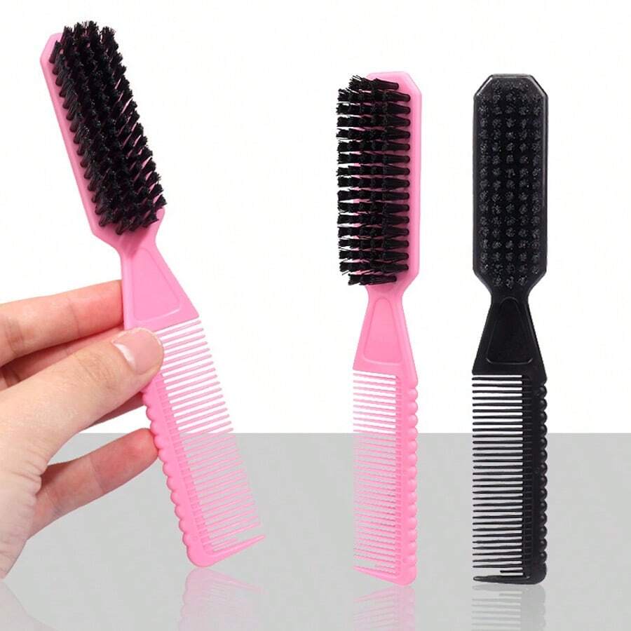 2 In 1 Double Sided Hair Brush And Comb For Babies And Kids