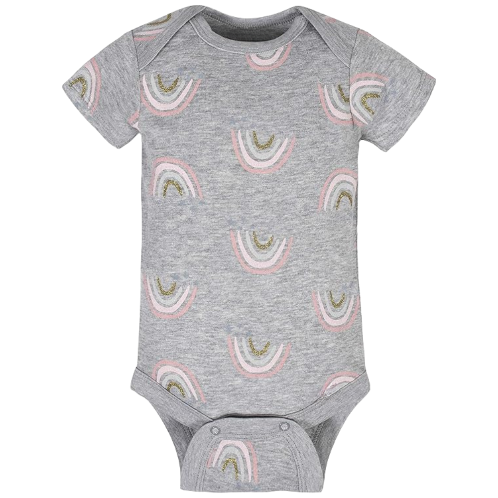 Pack of 8 Baby Girl Short Sleeve Onesies Bodysuits