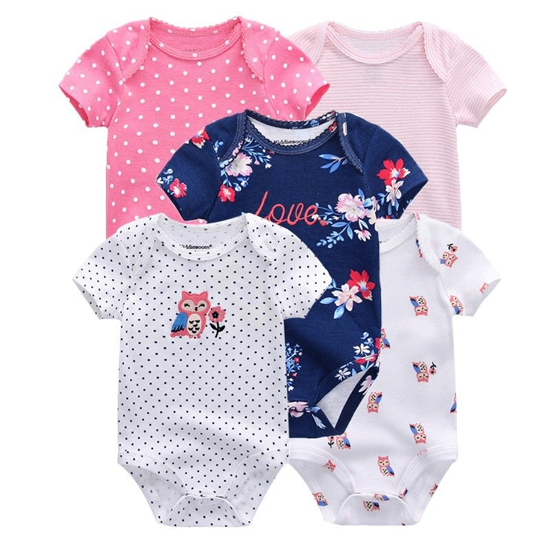 5Pcs Multi Color Toddler Jumpsuits-Children Cloth Shop