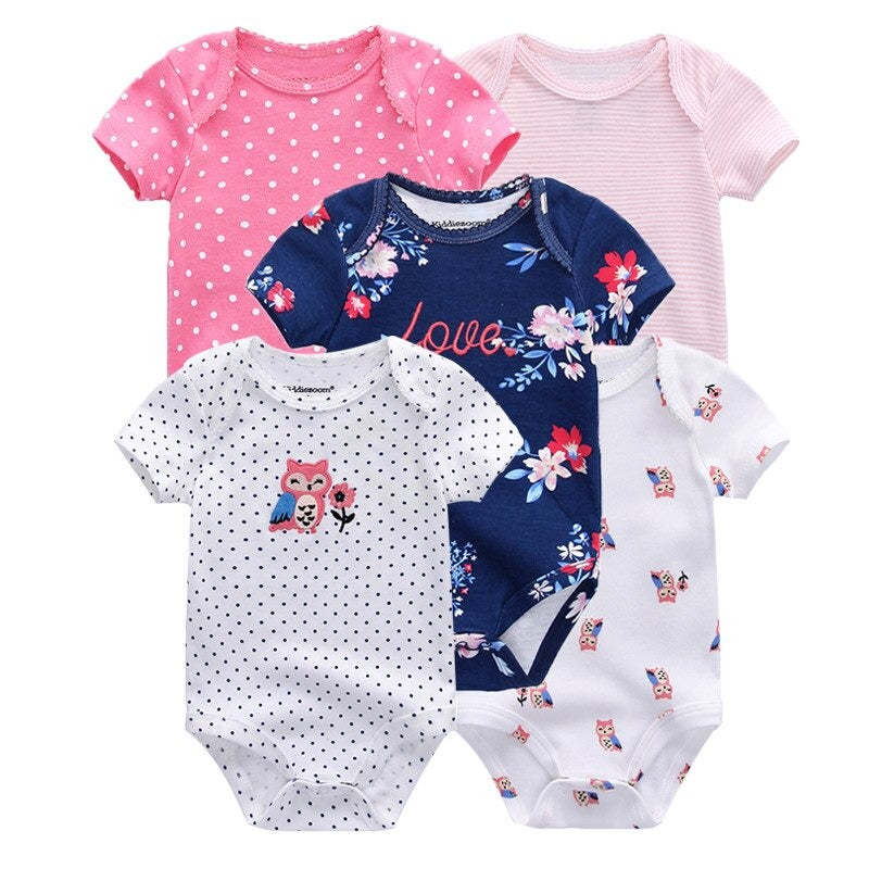 5Pcs Multi Color Toddler Jumpsuits-Children Cloth Shop