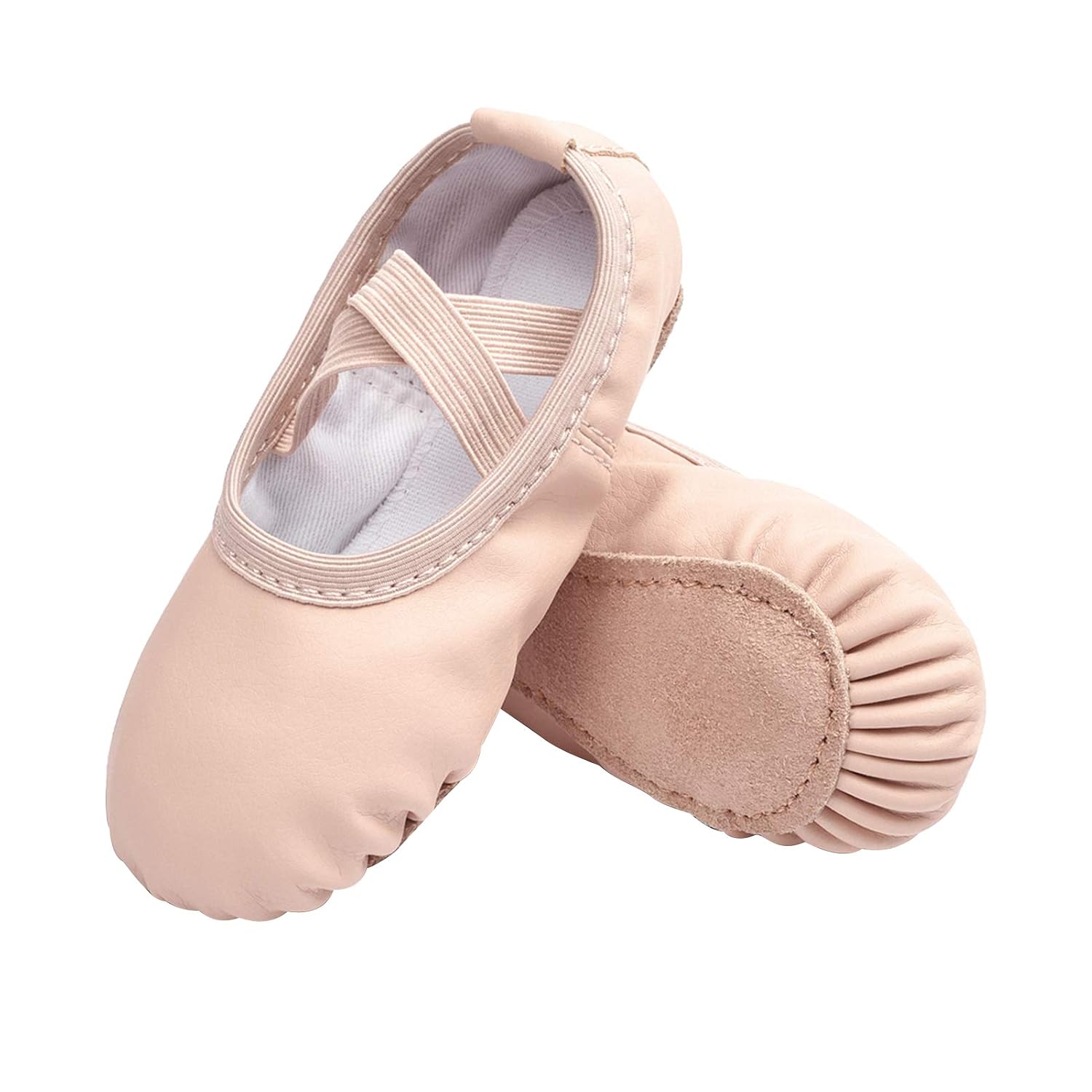 Flexible Ballet Dance Shoes with Crisscross Elastic Straps