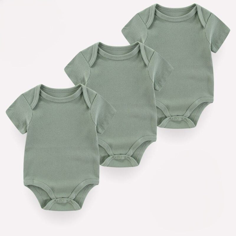 Cotton 3 Pcs Short Sleeve Toddler Clothes-Children Cloth Shop