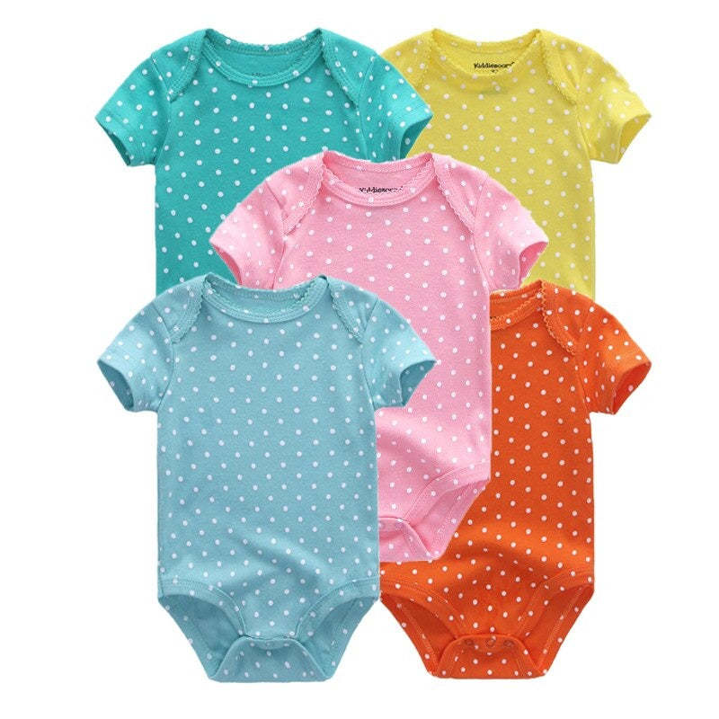 5Pcs Multi Color Toddler Jumpsuits-Children Cloth Shop