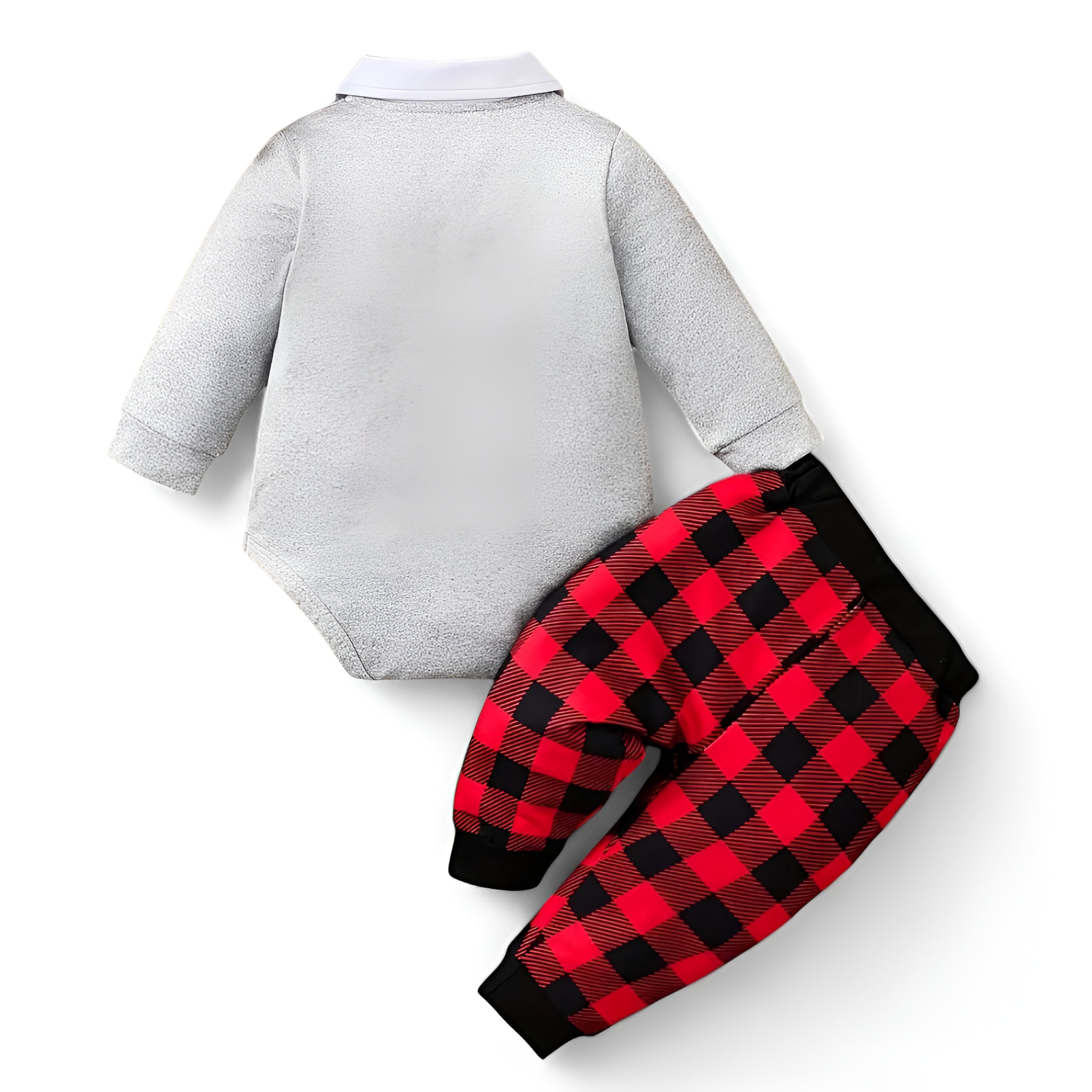 2 Piece Newborn Christmas Gentleman Romper Set