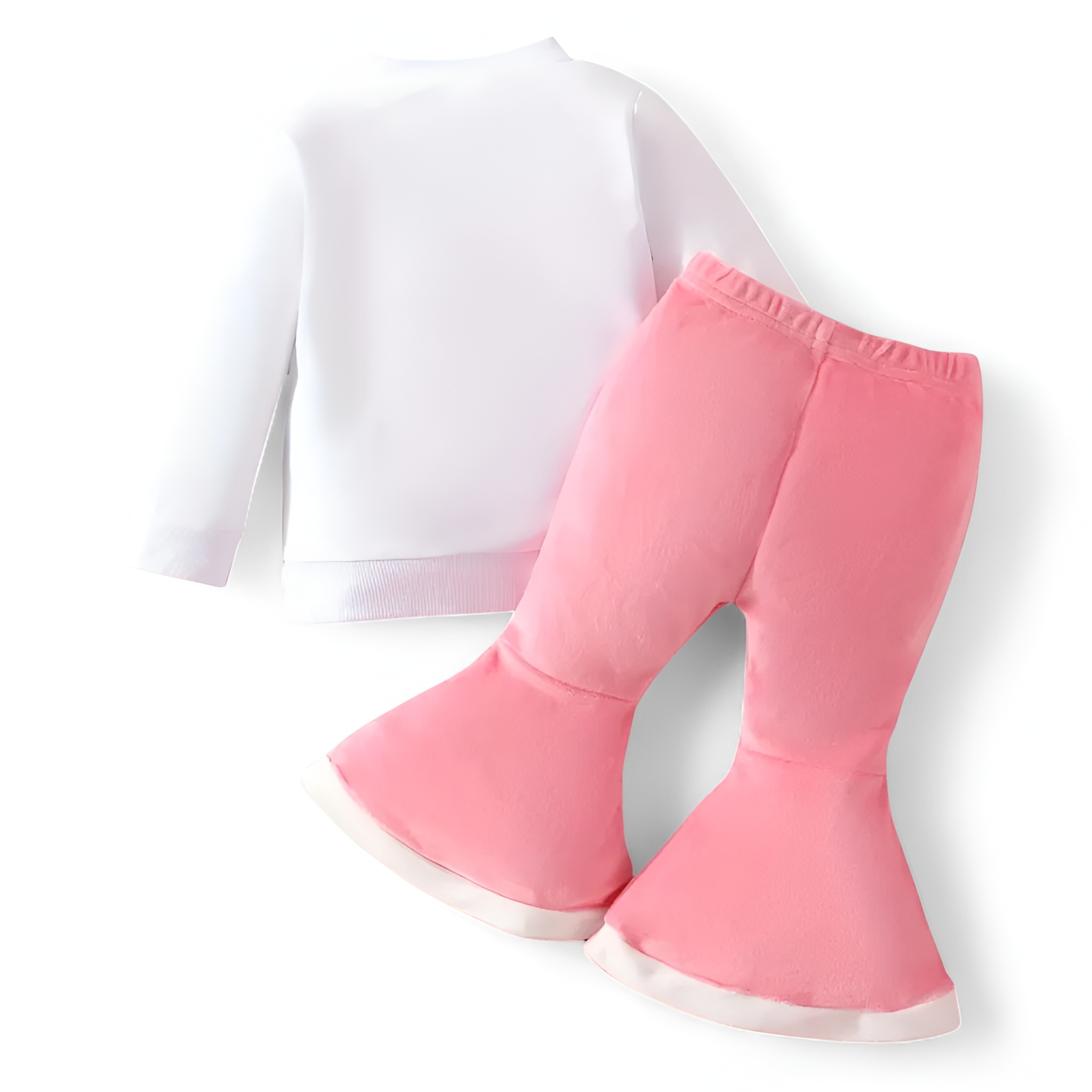 Christmas Ribbed Long Sleeve Pullover Sweatshirt