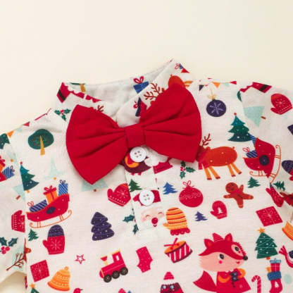 Baby Boy Christmas Clothes Bow Tie Jumpsuit Pants Socks Newborn Set-Children Cloth Shop
