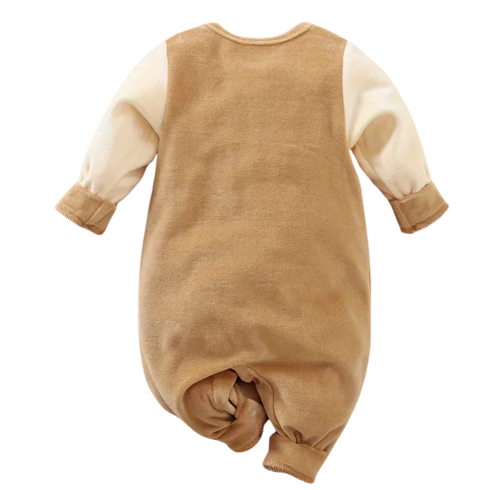 Christmas Reindeer Printed Thick Cotton Long Sleeve Onesie