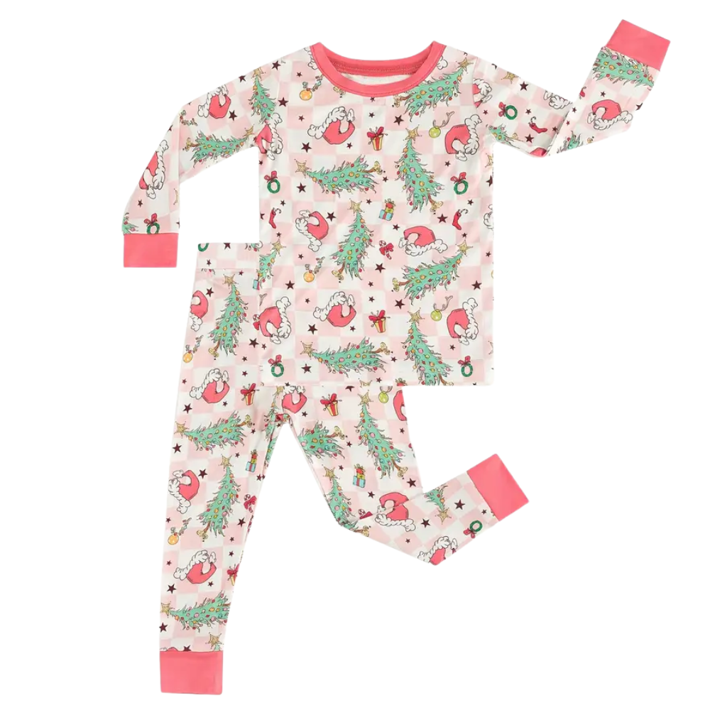 Bamboo Fiber Christmas Pajama Set