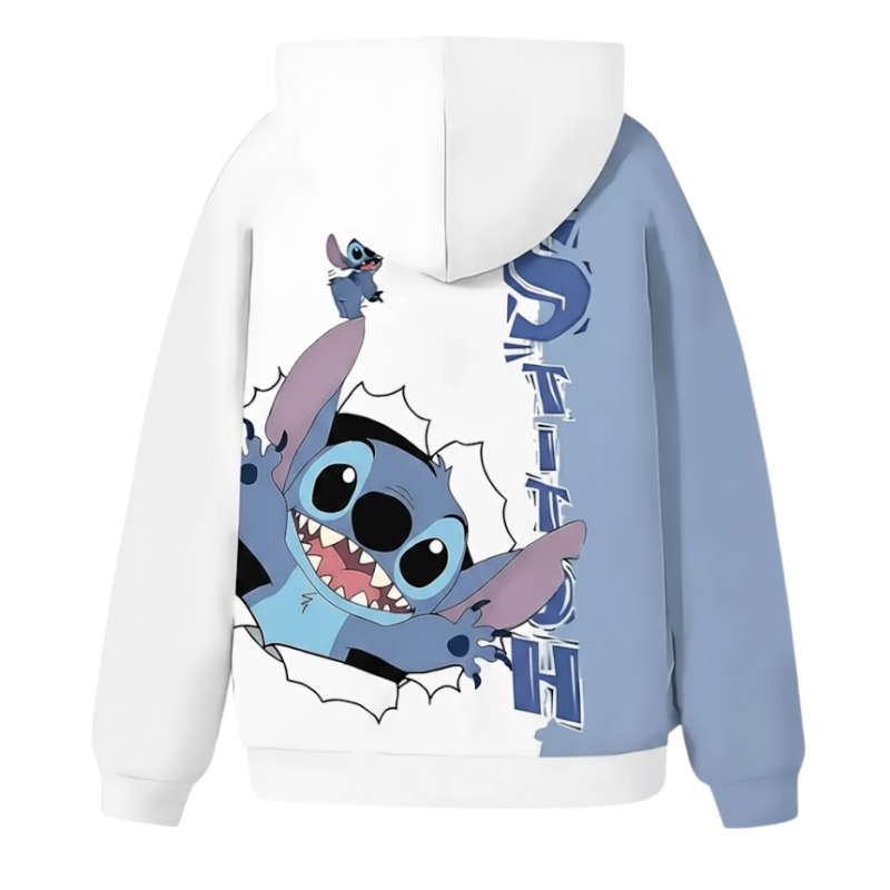 Stylish Cartoon Zip Hoodie for Kids Wear
