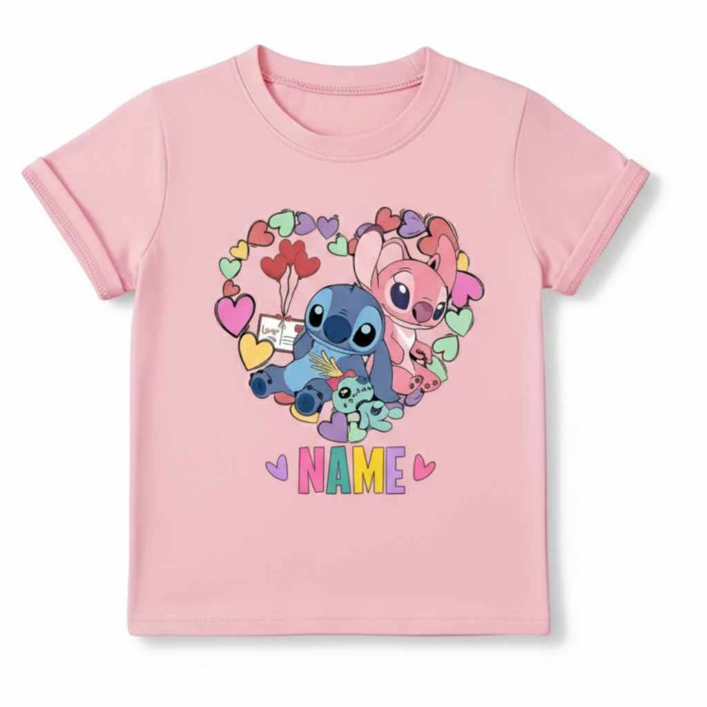 Customizable Cartoon Design Casual Kids Summer Top