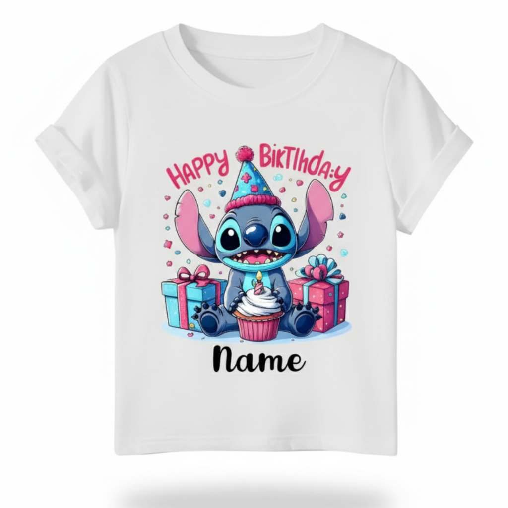 Customizable Birthday T Shirt for Kids