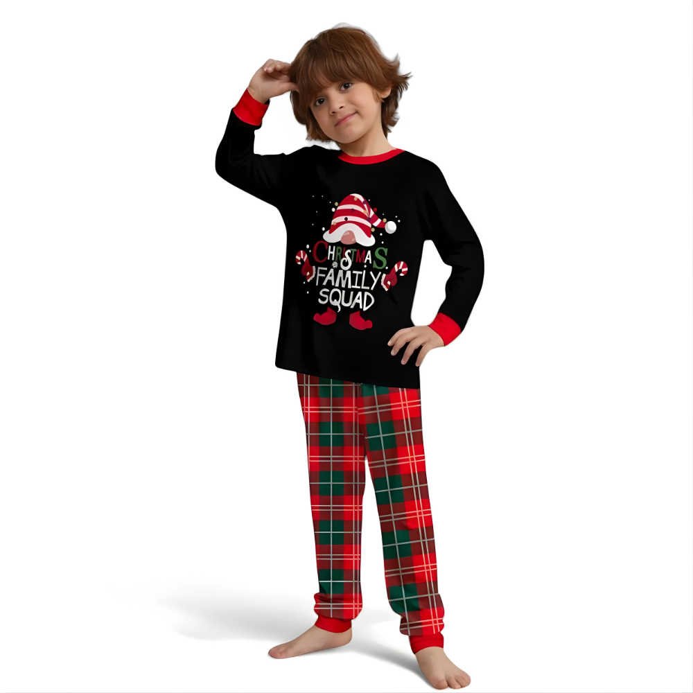 Christmas Family Squad Printed Christmas Outfit 