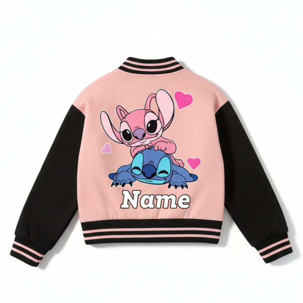 Customizable Baseball Jacket For Girls 