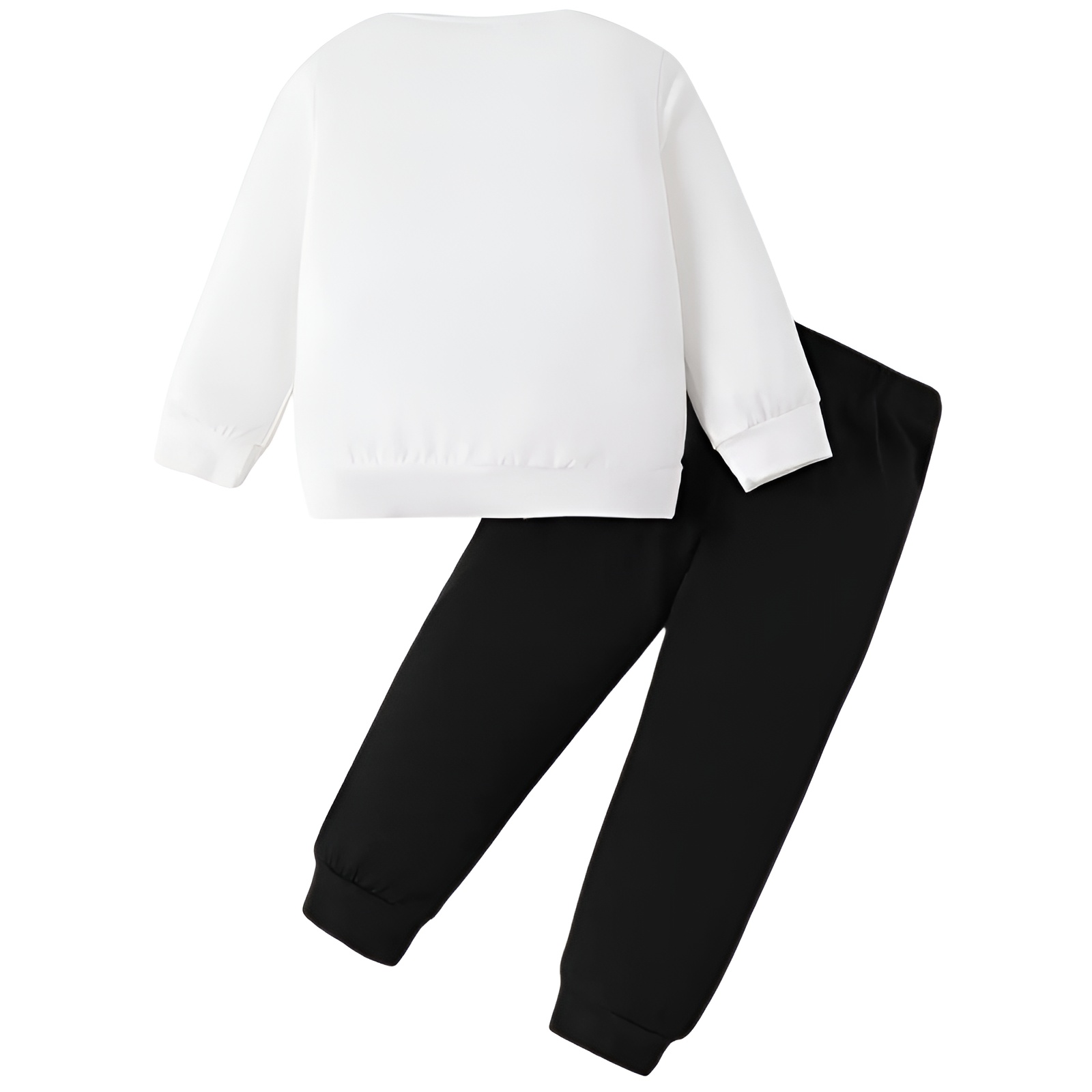 Girls Cartoon Print Long Sleeve Top and Pants Two Piece Set