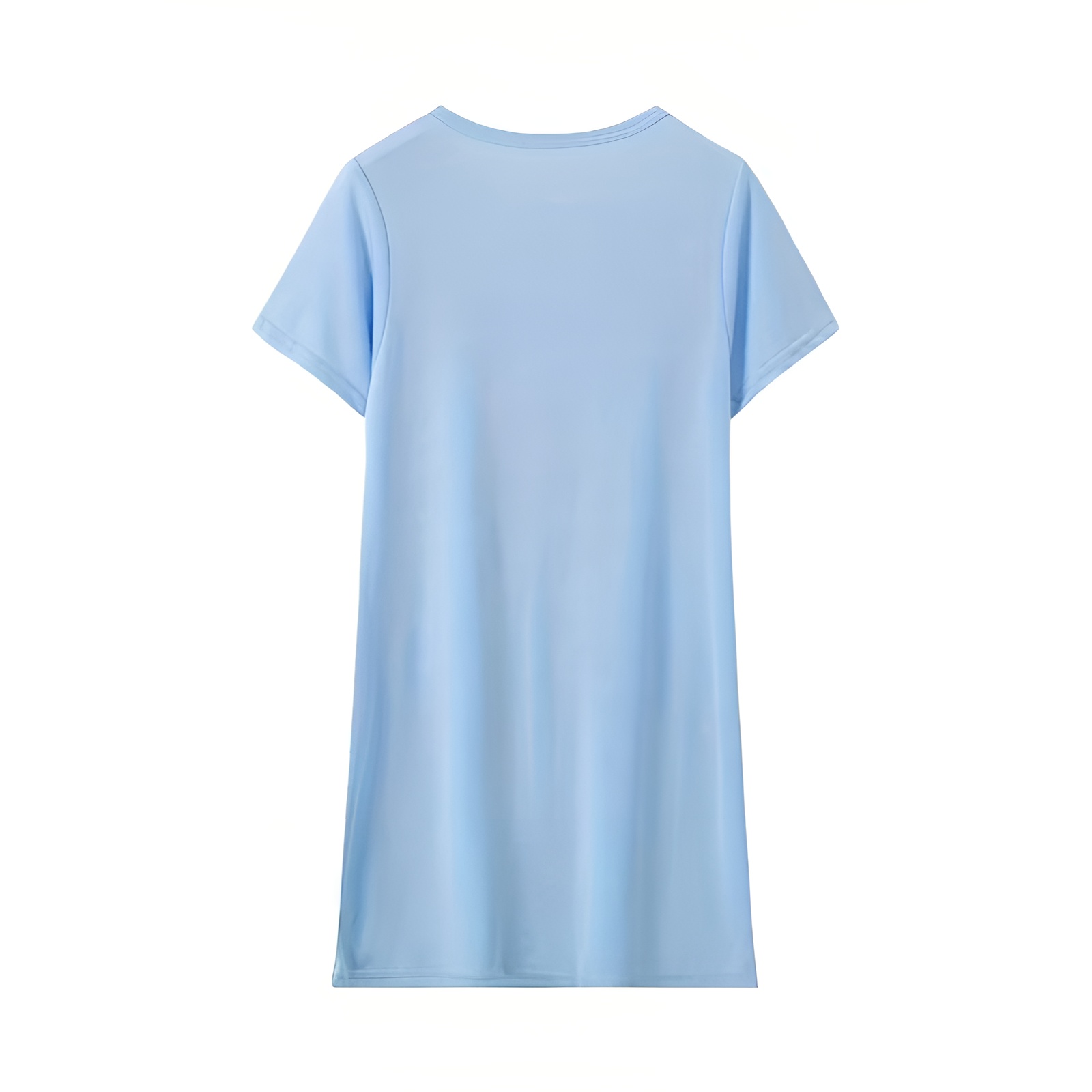 2pcs Cartoon Mermaid Pattern Short Sleeve Knee Length Dress for Girls