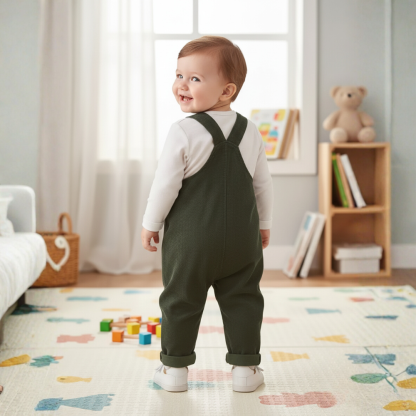 Cozy Boys Corduroy Overalls Perfect For Outdoor