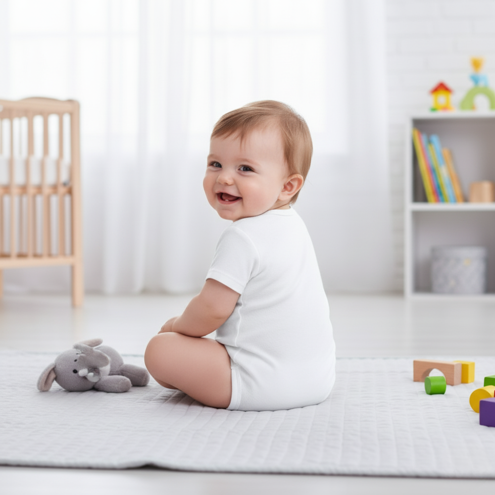 Triangle Design Crawling Bodysuit