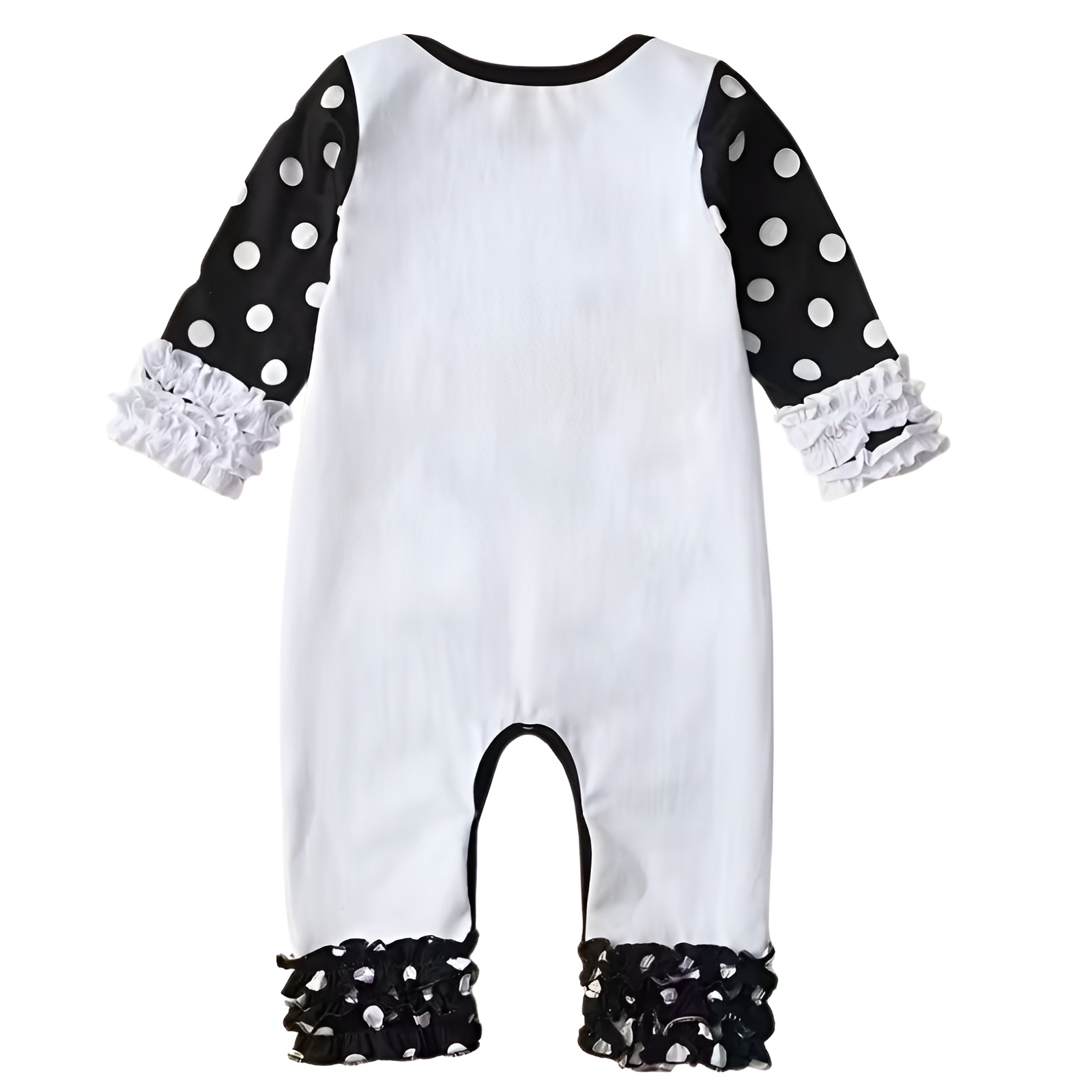 Smiling Snowman and Polka Long Sleeve Onesie for Boys and Girls