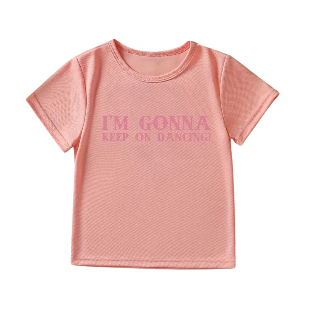 Western Tour Dance T Shirt For Girls