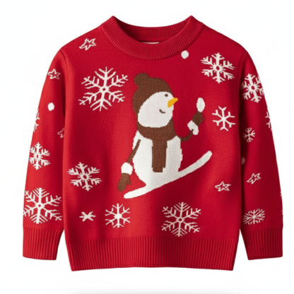 Festive Christmas Knit Sweater For Kids Collection
