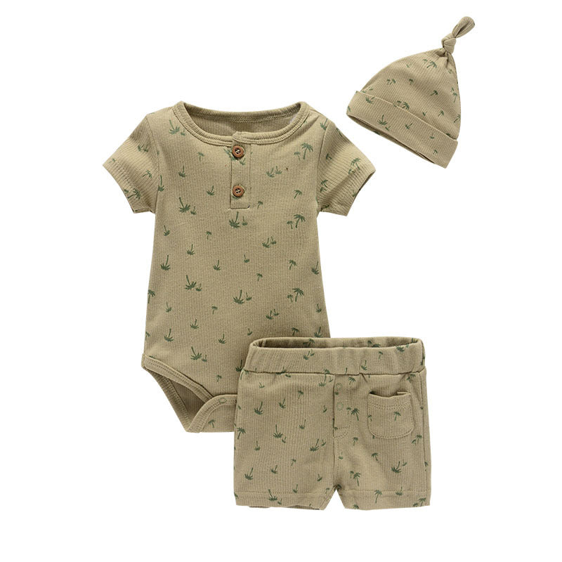 Summer Baby Boy And Girl Clothes Set Bodysuit-Children Cloth Shop