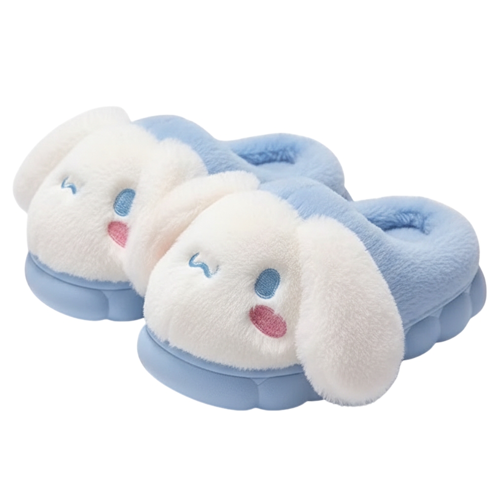 Hello Kitty Plush Warm Soft Anti Slip Indoor Shoes For Kids