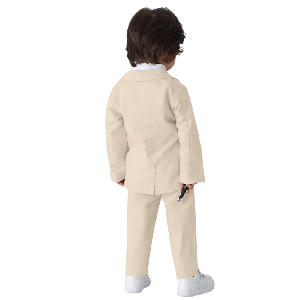 Two Piece Gentleman Suit With Bow Tie And Trousers