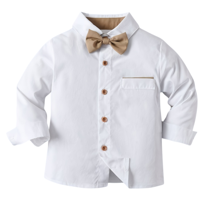 Long Sleeve Shirt Suspender Pant Set