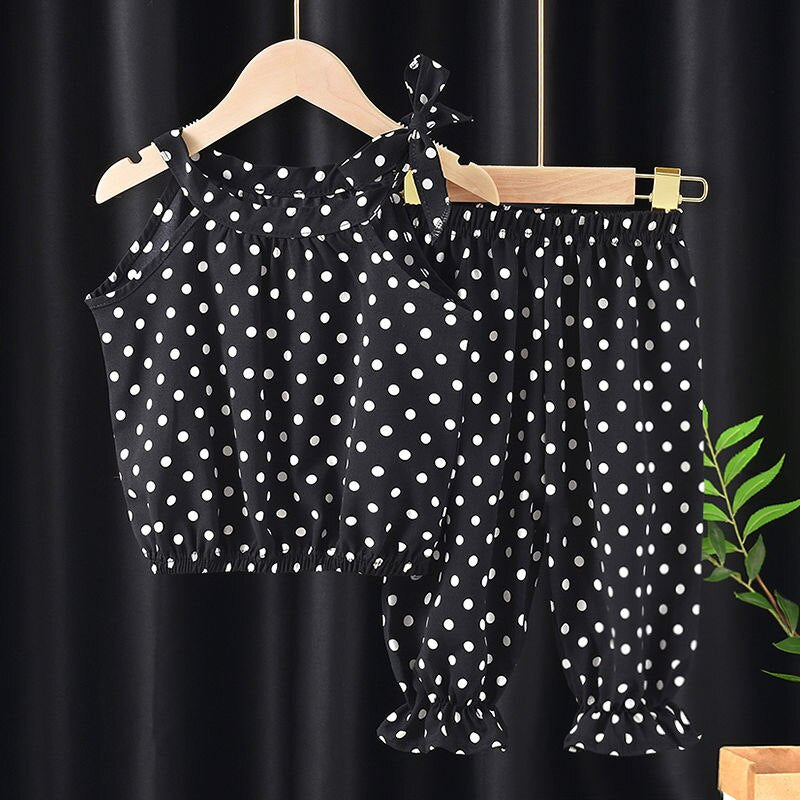 Leopard Print Two-piece Suit-Children Cloth Shop
