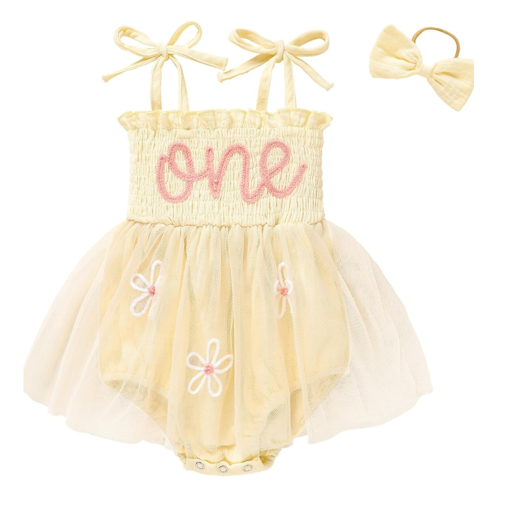 Tulle Romper Sleeveless Bodysuit