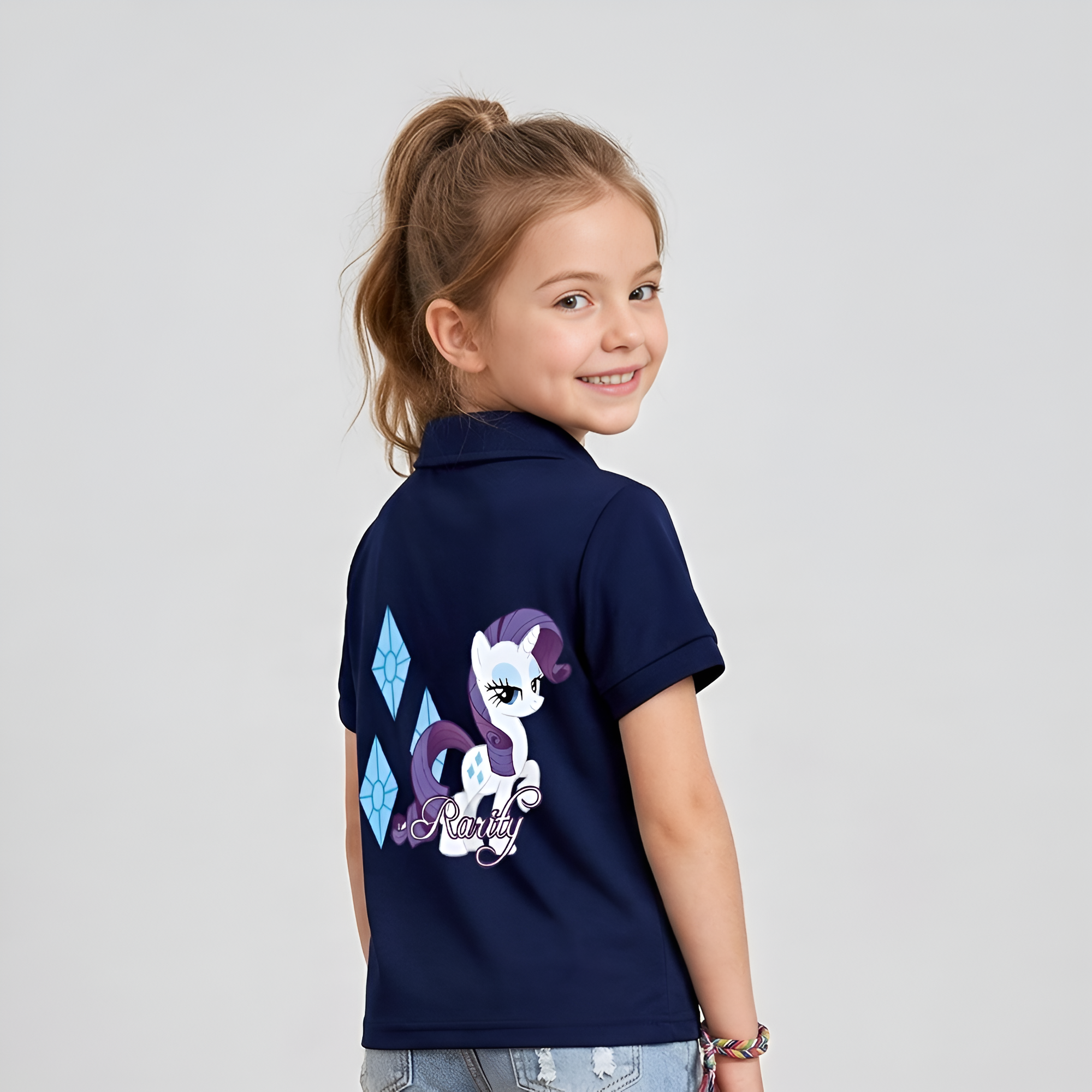 My Little Pony Double Sided Polo T Shirt For Girls