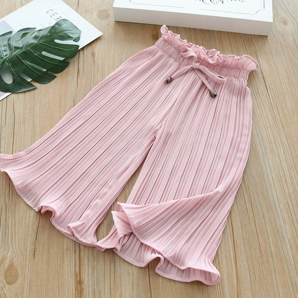 Girls Summer Chiffon Pants-Children Cloth Shop